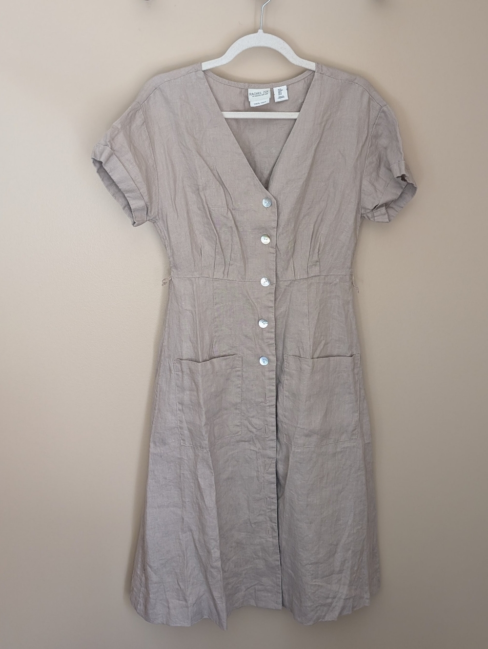 Rachel Zoe LA NY Linen Dress